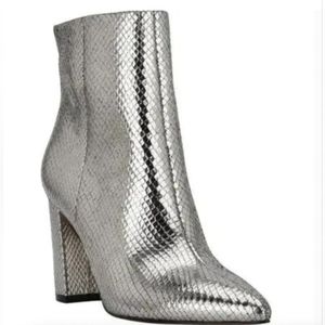 Marc Fisher Booties LTD Ulani Silver Metallic